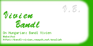 vivien bandl business card